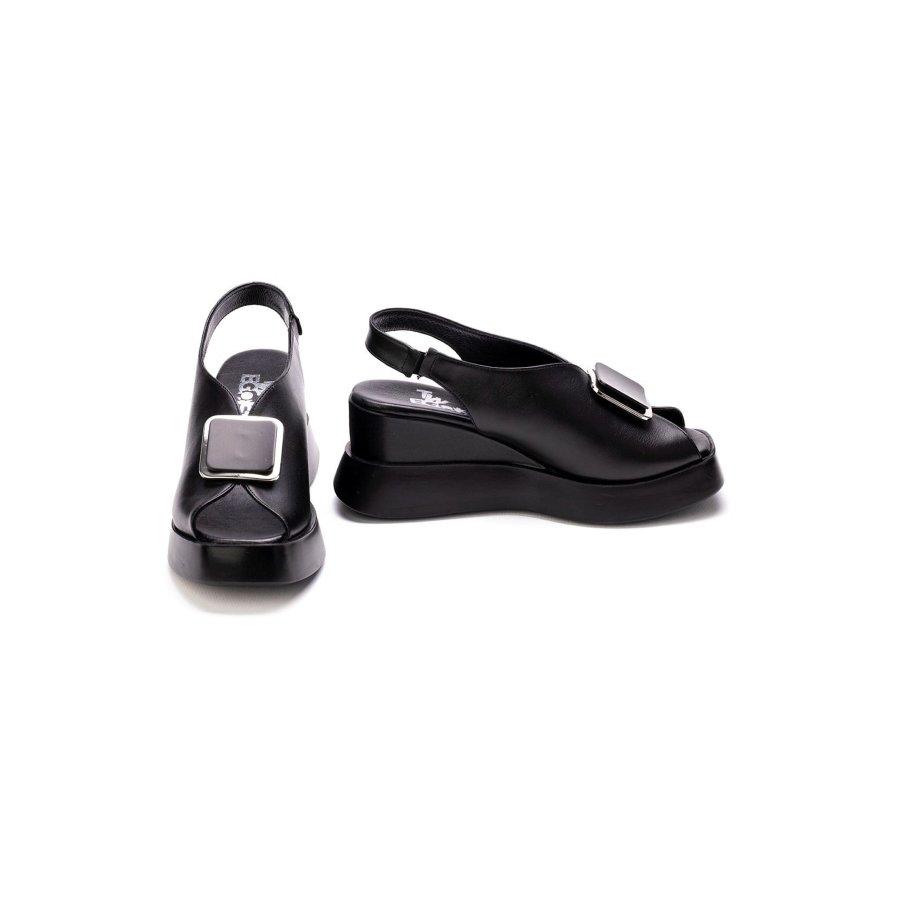 Women's Genuine Leather Wedge Heels Comfortable Stylish Sandals