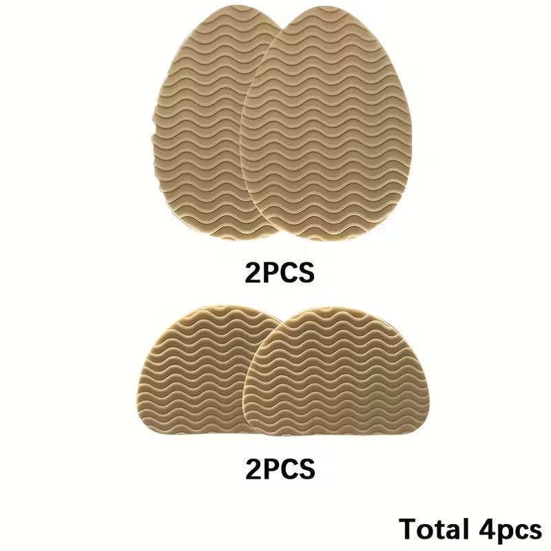 

Non-Slip Rubber Shoe Sole Pads - High-Traction Adhesive Repair Inserts, Noise Reduction Protective Shoes Boots шампанского
