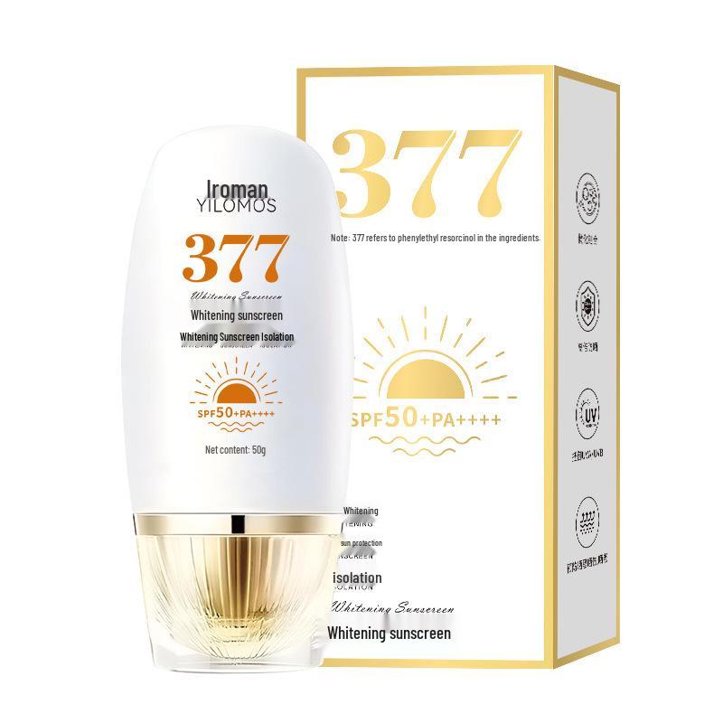 Yiluoman 377 Hydrating UV Protection Whitening Sunscreen SPF 50+++ Whitening Sunscreen, 50g