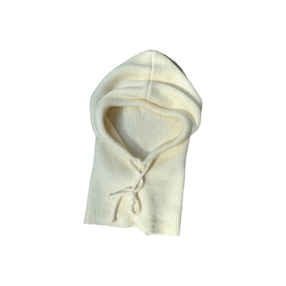 Keep Warm Knitted Hooded Cap Thermal Windproof Beanie Cap Winter Ear Protection Cap Outdoor