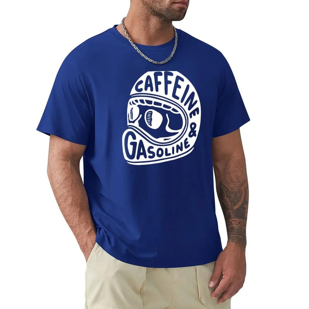 Caffeine and Gasoline TShirt Quickdrying Heavyweights Kawaii Clothes Cotton T Shirt Unisex