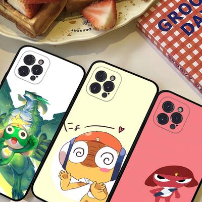 Cartoon Keroro Gunsou Frog Phone Case For iPhone 16 15 14 11 12 13 Mini Pro XS Max Cover 6 7 8 Plus X Funda Shell
