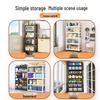 Industrial Style Multi-Layer Kitchen Storage Rack