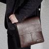 Neueste Mann Messenger Bag Männer Pu Leder Schulter Taschen Business Umhängetasche Casual Bag Vintage Handtasche