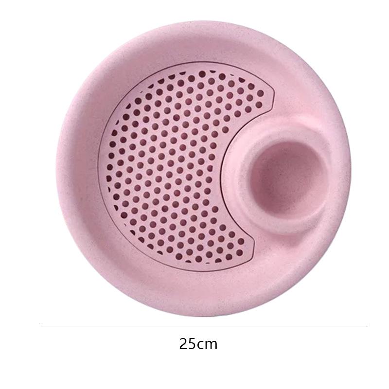 Nordischer Teller aus Weizenstroh: Vielseitig einsetzbar für Obst, Gemüse, Knödel und Salate. Perfekt für den Heim- und Hotelgebrauch. Langlebig und umweltfreundlich.