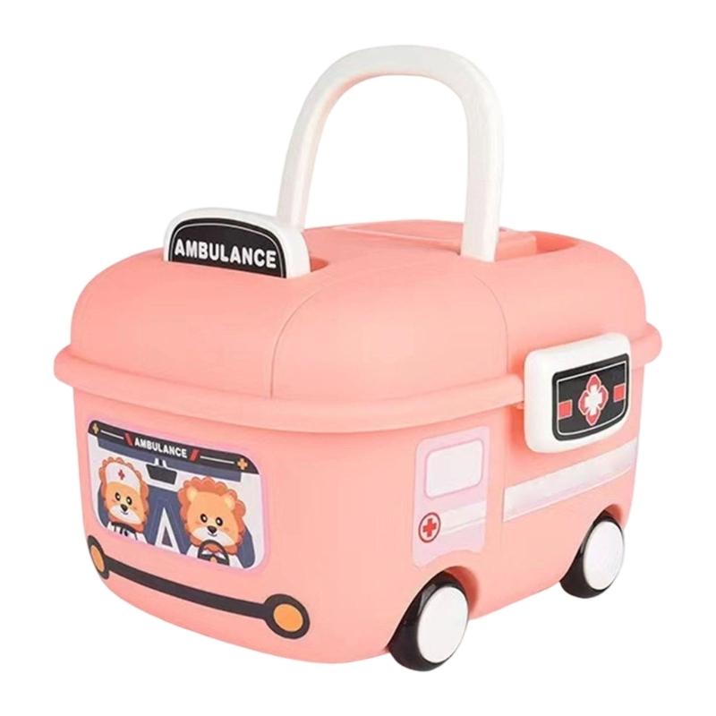 Kinder Rollbox mit Griff Abgerundete Ecken für Baby Spielzeug Organisation und Spiel