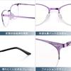 [CEETOL] Stylish Reading Glasses for Men and Women, Progressive Multifocal Lenses, Blue Light Cut, UV Cut, Aspheric Lenses, Unisex, with Case, for Com