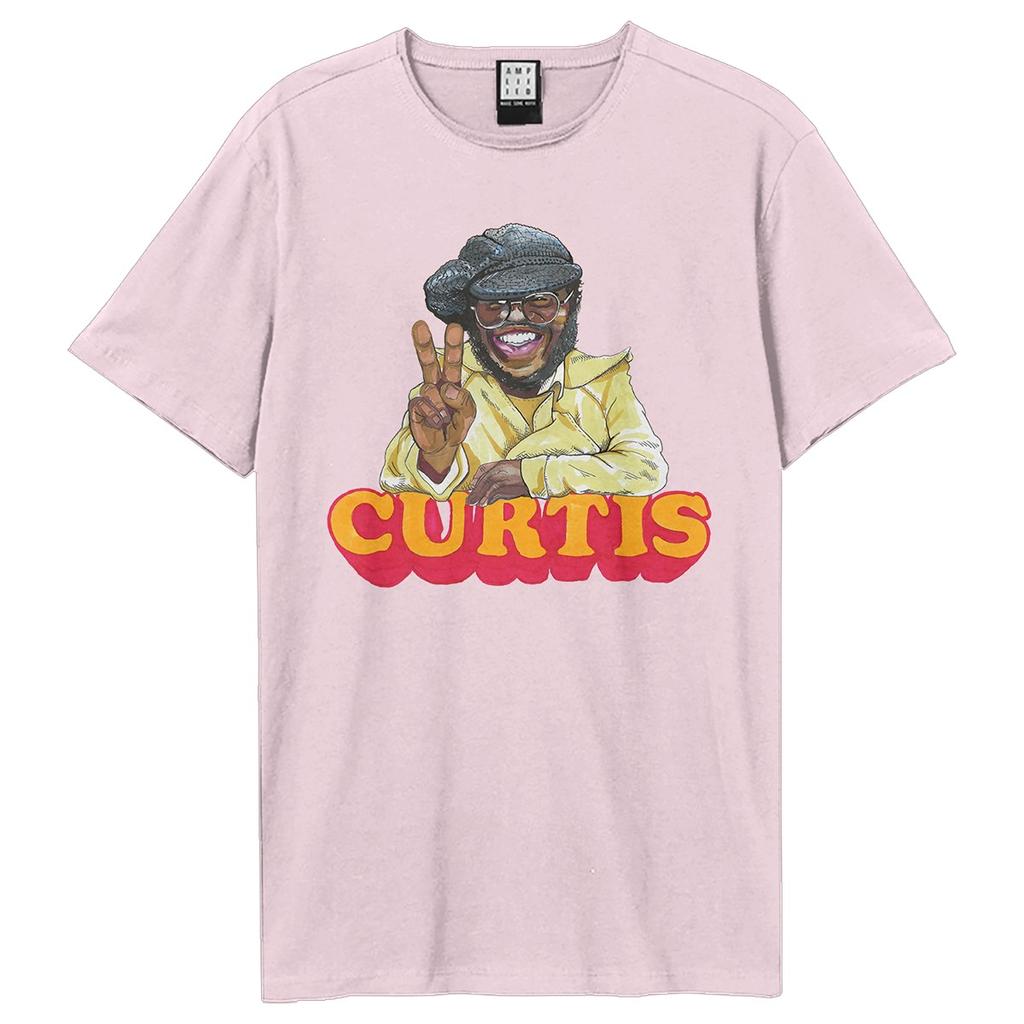 Amplified Unisex Adult Peace Curtis Mayfield T-Shirt