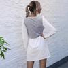 New Fashion Women's Long Sleeve Patchwork Shirt Dress Autumn/Winter