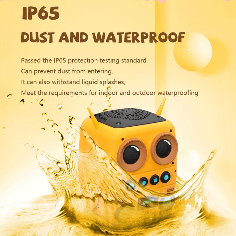 TK-200 mini Bluetooth wireless speaker, portable IP65 waterproof speaker, card stereo, subwoofer, a gift for children.