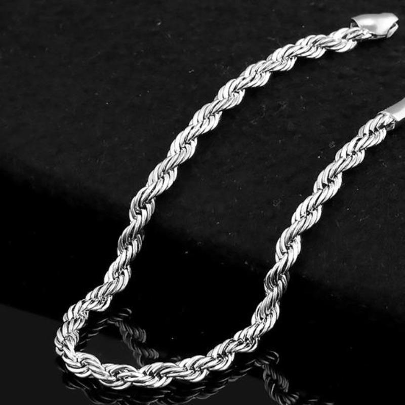 Braccialetto con ciondolo a forma di polsino intrecciato da donna, chiusura per gioielli da festa