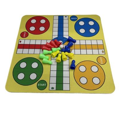 Ludo-Schachset mit Mauspad, interaktives Spielzeug, Schachbrettspielzeug, Familienspielzeug, fliegendes Schach, Reisespielzeug, lustig