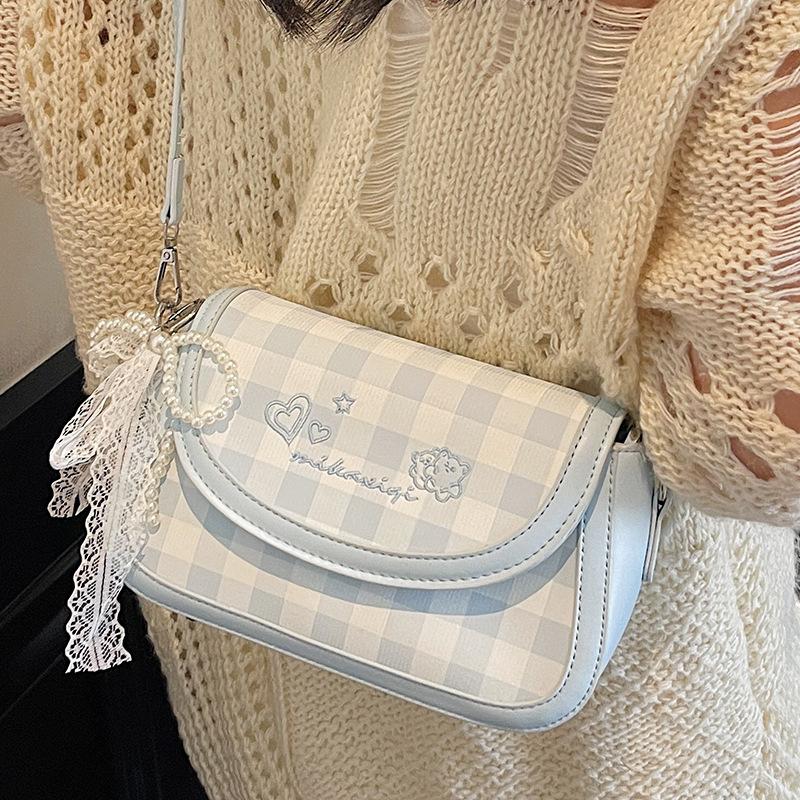 2025 Summer New Small Square Bag Fashion Trend Simple High Value Casual Shoulder Armpit Bag Fashionable Handbag
