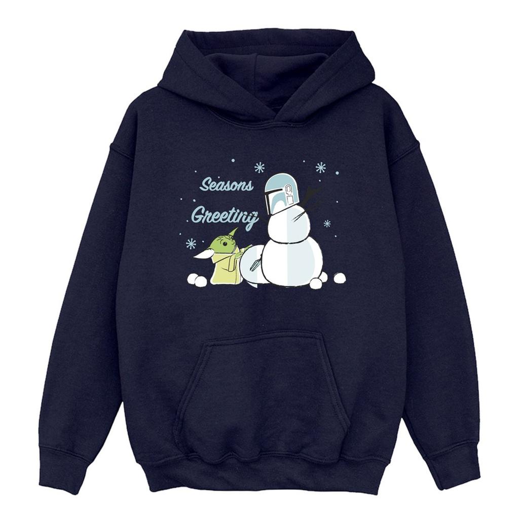 Star Wars: The Mandalorian Boys Seasons Greetings Hoodie