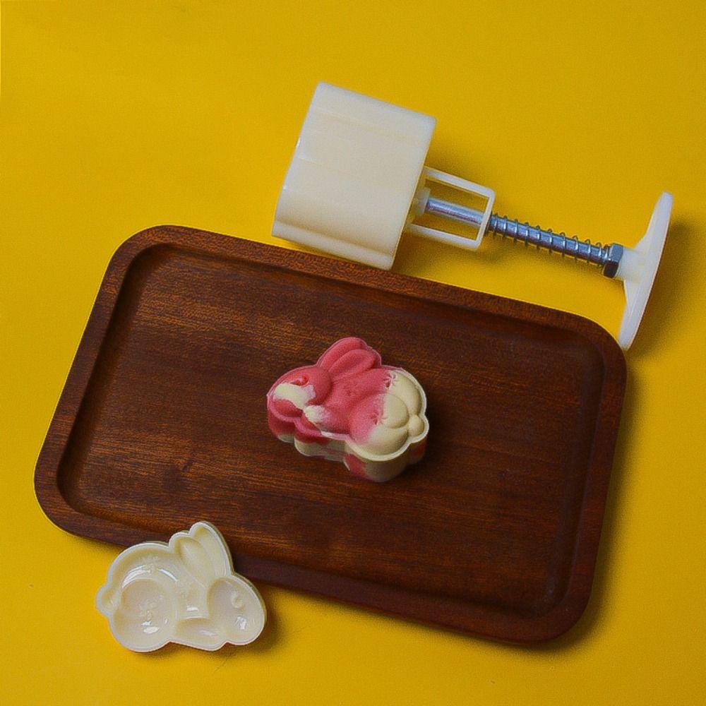 Non-stick Mooncake Mold 3D Pattern Pastries Dessert Mold Cookie Stamps  Fondant Decoration