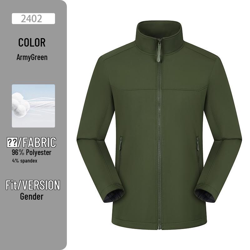 Unisex Windproof Softshell Parka: Waterproof Hiking Jacket for Autumn/Winter