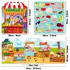 Laser Cover Farmers Market Children'S Cognition Early Education Attention Cultivation Portable Jelly Sticker