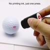 Plastic Golf Stamp Long Lasting Quick Drying Random Pattern Ball Stamper Golf Equipment