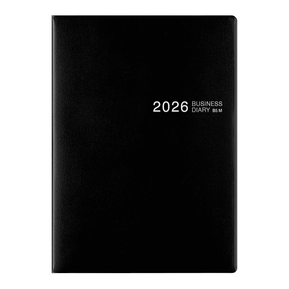

Midori Business 22423006 December Diary, 2026, B5, Monthly, Black, (Starts 2025)