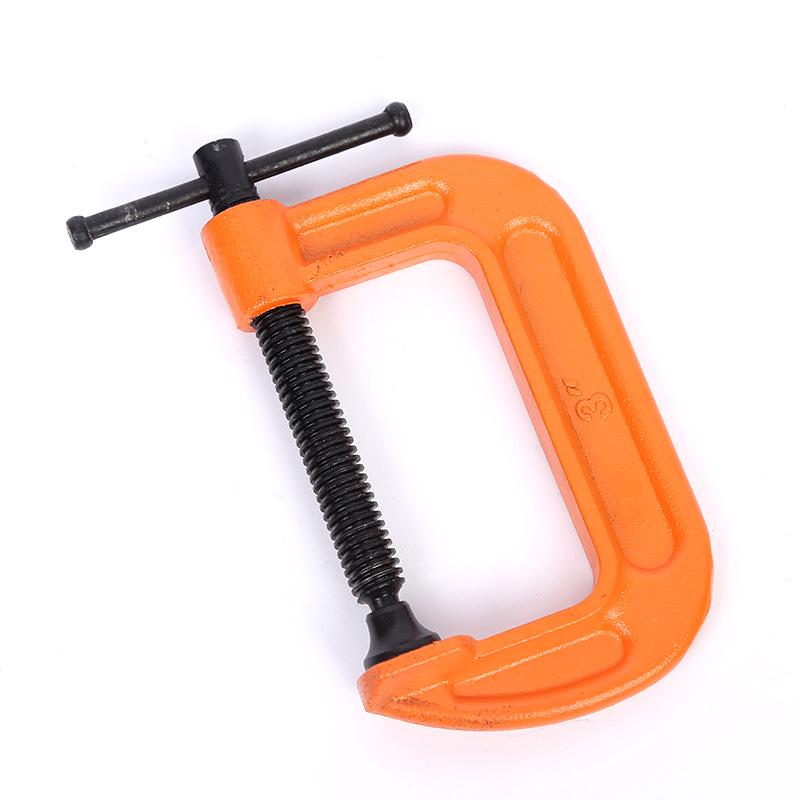 Heavy-Duty Ductile Iron C-Type Quick Woodworking Clamp