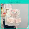 Linabell Cartoon Kitty Animal Plush Floral Backpack For Girls Use Daily