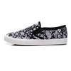 New Summer Canvas Slip-On Men's Floral Skateboard Shoes Flat Bottom Low-top Tendon Bottom Wear-resistant Shoes