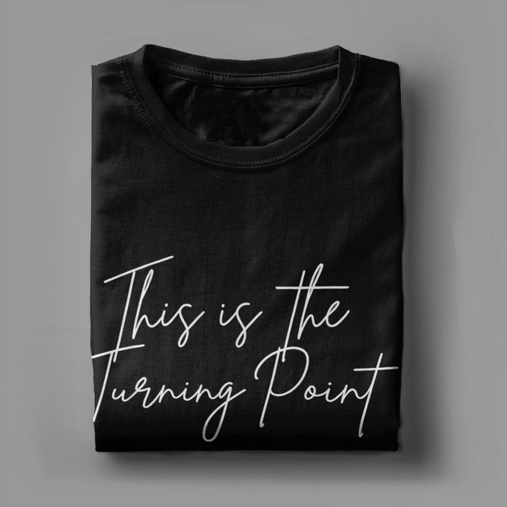 Charlie Kirk This is The Turning Point T Shirts Men Pure Cotton Novelty T-Shirts Crewneck Motivational Tees Short Sleeve Tops