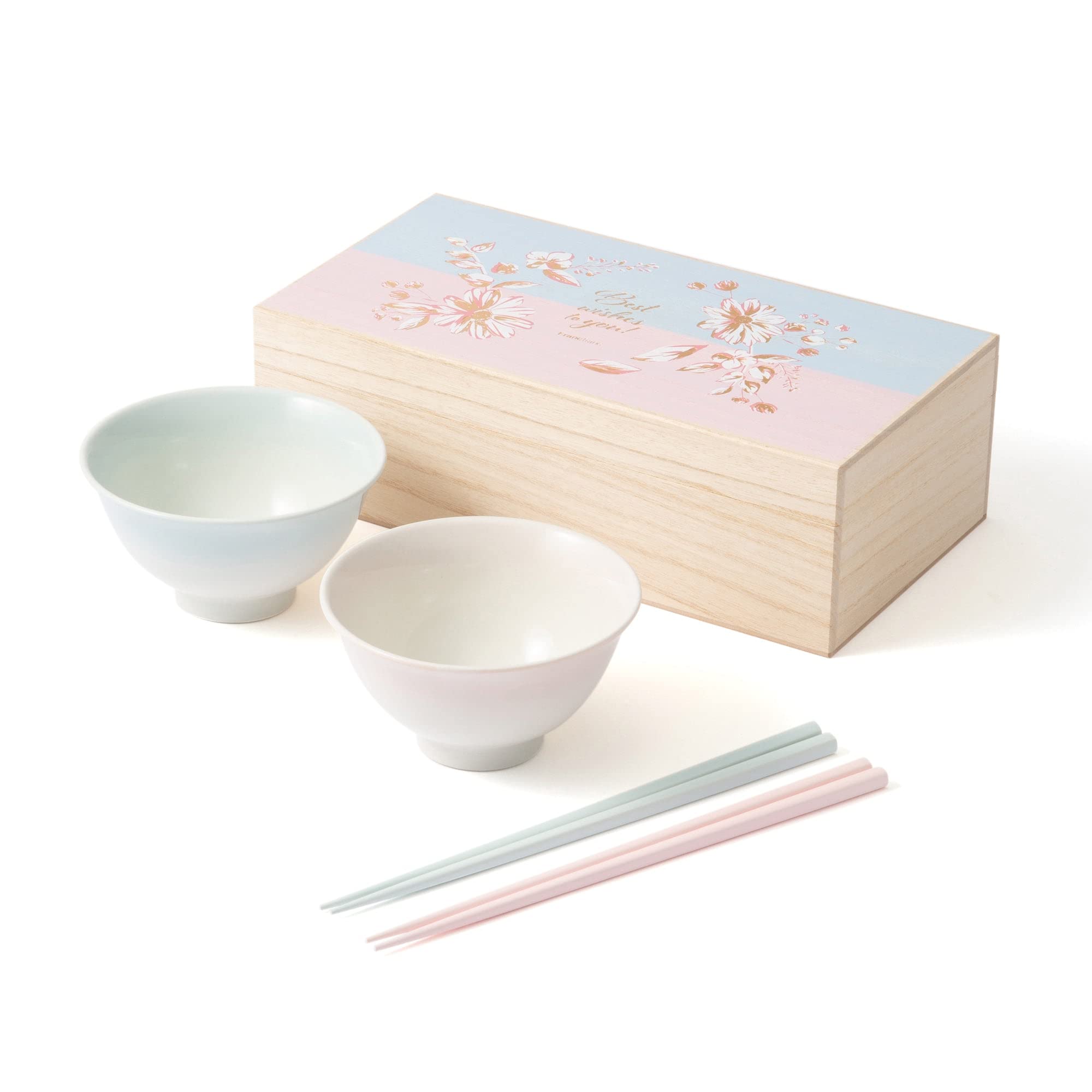 

Francfranc Francfranc Подарочный набор из двух рисовых пиал и палочек для еды SWEET &