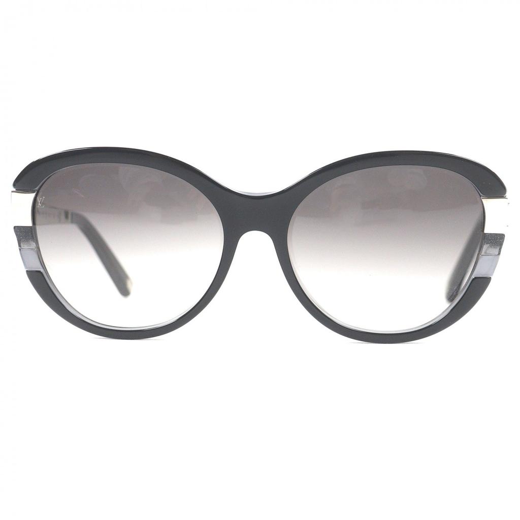 Great LOUIS VUITTON sunglasses Petite Spson Cateye Glitter black Used