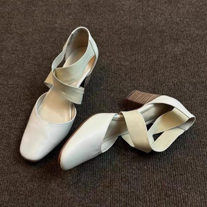 

Fashion Spring New Thick Heel Shoes Women s Fashion Square Head Shallow Mouth Soft Sole Non-slip High Heels 39 белый