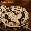 Robotime ROKR 3D Holzpuzzle Eulen-Uhr Modellbausatz Spielzeug für Kinder Jungen LK503