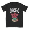 Casual T Shirt Summer Adopt A Demodog Funny Dogs Lovers Novelty T Shirts  Cotton Tee Shirt for Mens Y2K Basic Short Sleeve Tops
