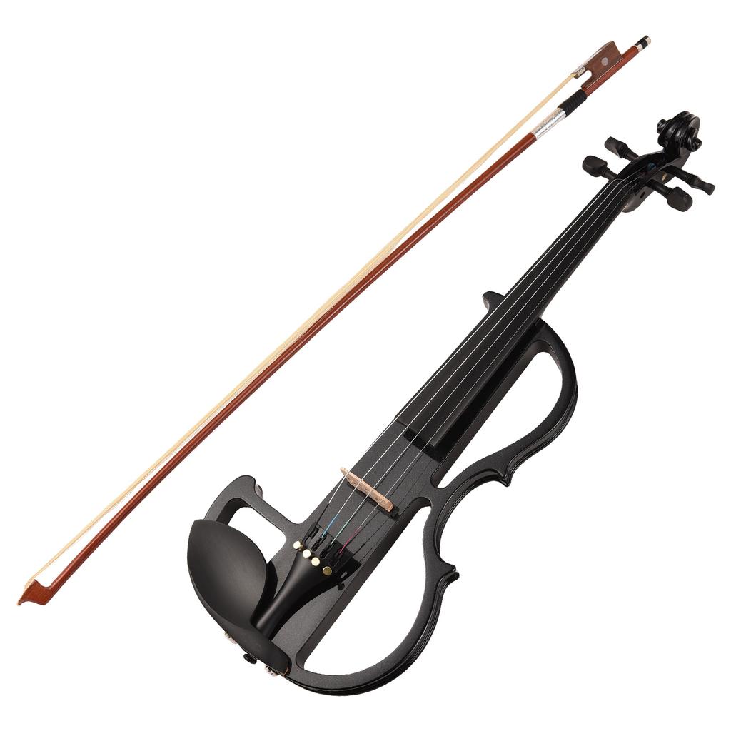 4 4 Violin Full Size Set Professional Silent Electric Violin for Beginners Students School Learners Electric Violin