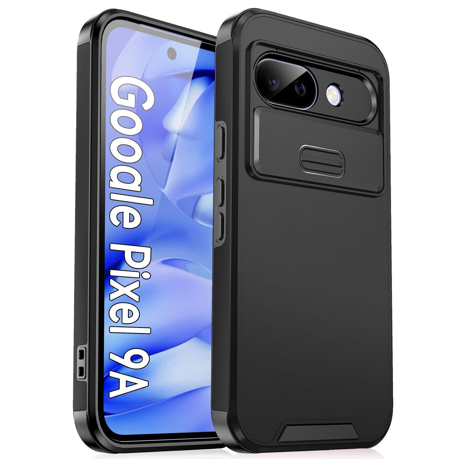 

Slide Camera Protection Hard Phone Case For Google Pixel 9 Pro XL 9A 8A 7 Pro 6A Shockproof PC Armor Cover Matte Military Funda For Pixel 9Pro