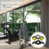 2/4 stk. Fotputer for innendørs sykkelsykkel for Wahoo Kickr Core Home Gym Fitness sykkel Tennisball Støtdempende Anti-skli gulvbeskytter Balanseputersett
