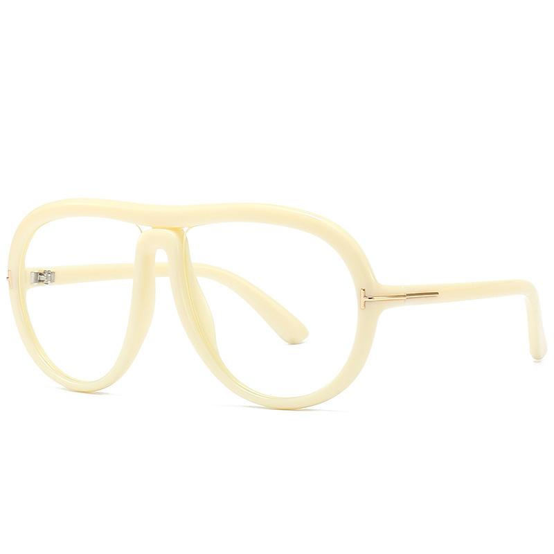 Novos óculos de sol protetor solar da moda Toad T-shaped Piloto óculos de sol de armação grande