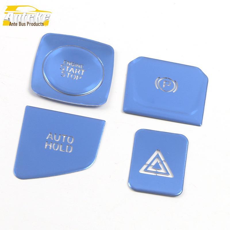 21 Kustu One-Button Start Sticker and Body Start Button Sequin Car Accessories