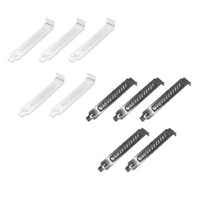 5pcs Vented PCI Slot Cover Brackets for Enhances Cooling Efficiency and Long Last Use Beautiful and Elegant Dusts Filter
