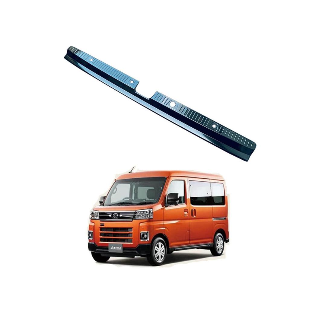 HyoLebi Rear Bumper Protector for Daihatsu New Atrai Hijet Cargo S700V S710V Bumper Step Scratch Stain Stainless Steel Black 2021.12 Guard,