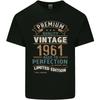 Premium Vintage 63-årspresent 1961 Herr Bomulls T-shirt Topp Unisex T-shirt