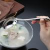 Stainless Steel Soup Spoon Mirror Polished Colander Long Handle Korea Soup Spoon Deep-headed Tablespoon for Kitchen Flatware