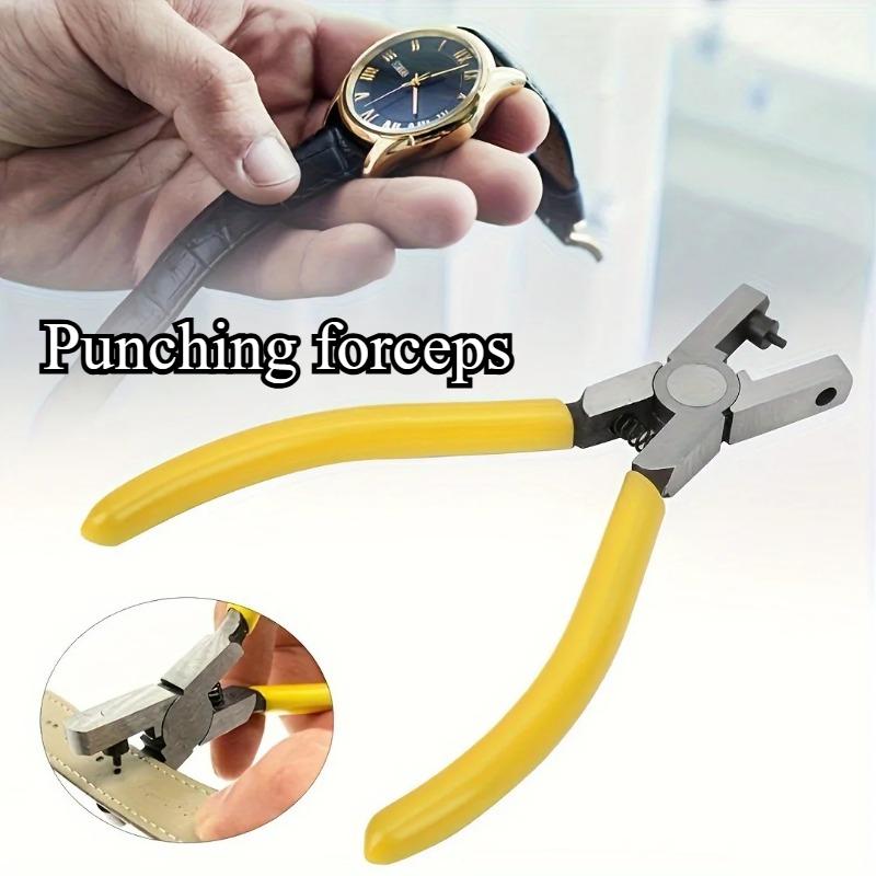 2,0 mm Lederlochzange - Universelles Zangenwerkzeug für Gürtel/Halsbänder/Schuhe Mühelose DIY-Handarbeit & Reparatur Dünne Riemen Lederbearbeitung