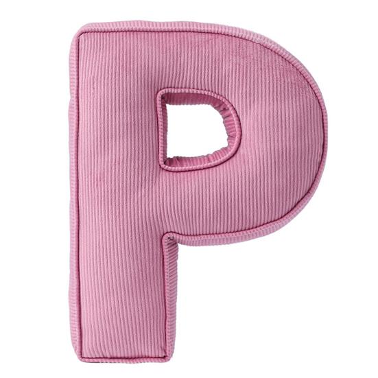 Pink Corduroy Letter Pillow A To Z English Alphabet Throw Pillow Decorative Capital Alphabet Shaped Hugging Cushion Sofa Bedroom Living Room Decor