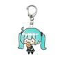 Hatsune Miku Cute Acrylic Keychain: Creative Anime Girl Pendant