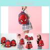 3d Spider-man Children's Backpack For Boys And Girls Stylish Nylon School Bag