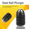 10pcs M8 Screw Thread Hex Socket Carbon Steel   Spring Plungers Set (M8*12)