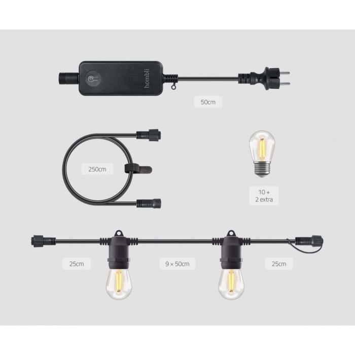 Outdoor Smart Light String 5M Extension Hombli