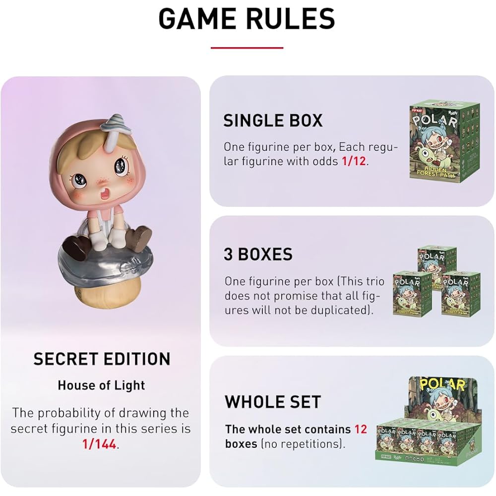 Pop Mart Polar Season 2 Blind Box Figure 1 Piece Premium Soft Vinyl Collectible Toy Original Character