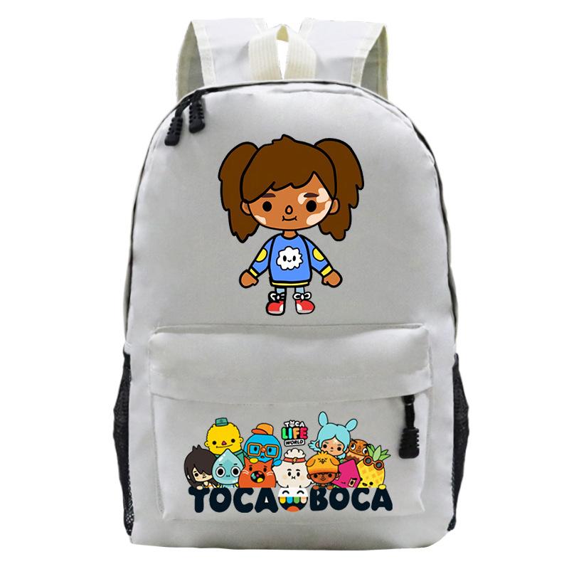 Toka Life World Printed Travel Bag 2023 Cross-border New Casual Backpack