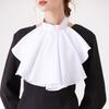 Elegant Pleated Collar Detachable Layered Neck Accessory For Women Men Kids Comfortable Polyester Fashion